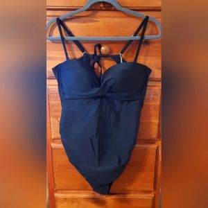 Black one piece swimsuit size XXL
